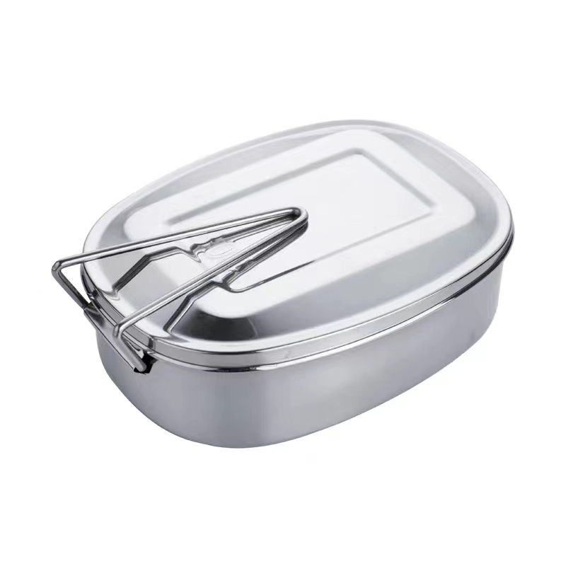 艾博菲(iBF) 饭盒餐盒便当盒 304不锈钢 18*14.5*4.7cm高清大图