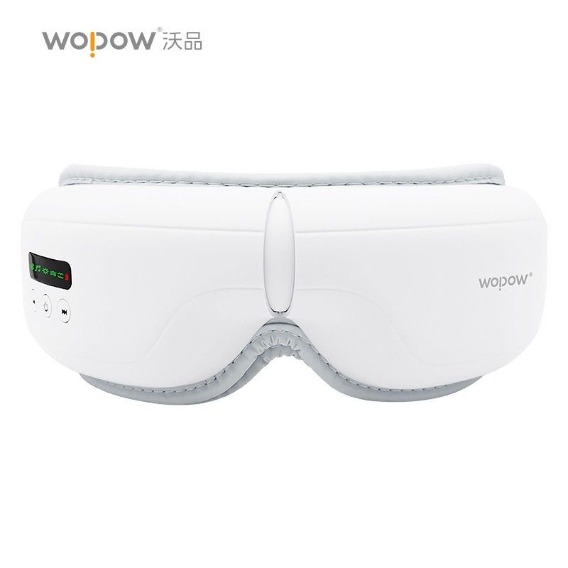 沃品(WOPOW) EM02眼部按摩仪气压震动穴位热敷蓝牙音乐可遮光小巧折叠方便携带成人儿童按摩器情人节生日礼物白色高清大图