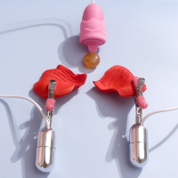 姬欲穿戴式乳夹电动舌舔跳蛋乳房刺激震动器胸部按摩棒女用自慰器夫妻房事乳头惩罚道具sm另类性玩具成人情趣性用品女性系列