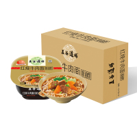 天下五谷 五谷道场 方便面非油炸红烧牛肉面12碗装泡面 50箱起售