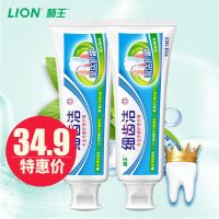 狮王(Lion) 细齿洁专业牙龈护理牙膏(清凉薄荷) 140g 2支装 如图