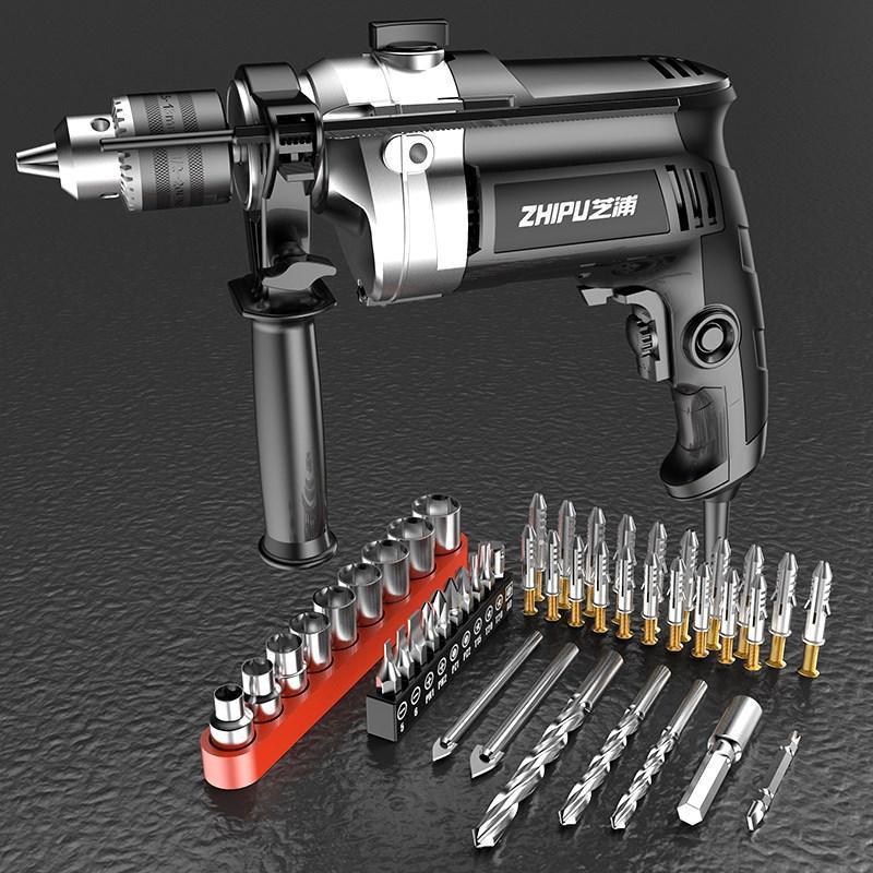 电钻冲击钻家用220v多功能电动手钻电动螺丝刀手电动钻强动力冲击钻