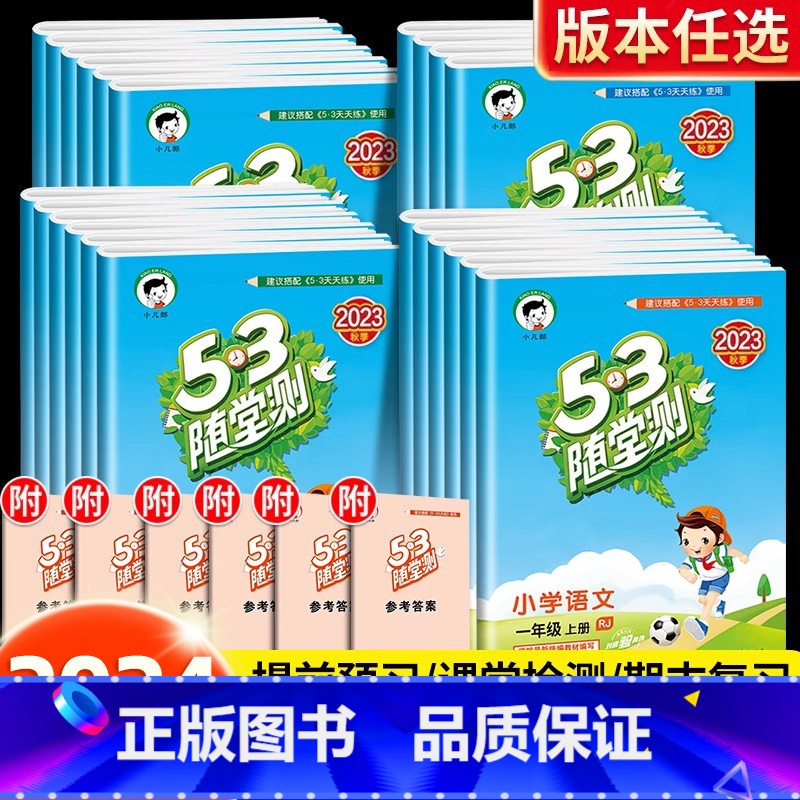 六年级下册 53随堂测. 语文(人教版) 【正版】新版53随堂测一年级二年级三四五六年级上册下册语文数学英语全套人教版小