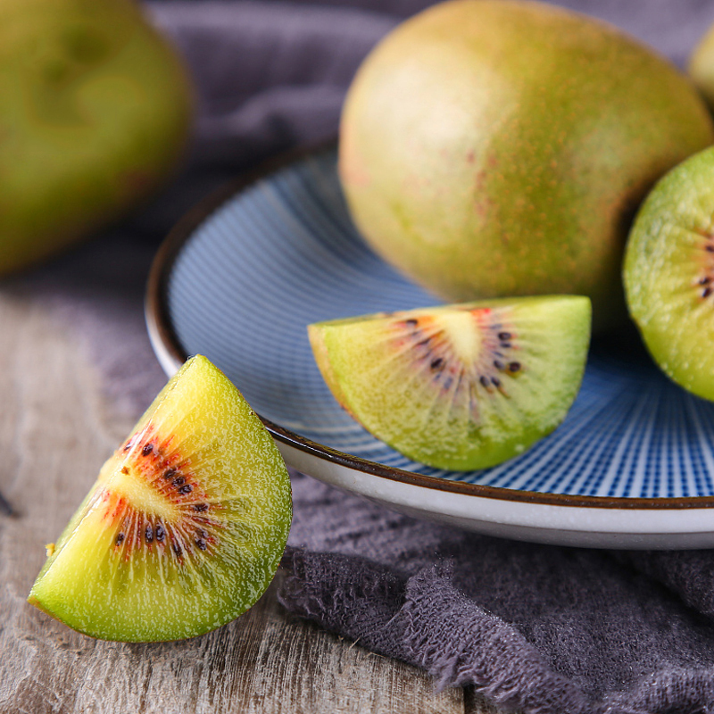 [熊猫鸟]四川红心猕猴桃 12枚装(单果70-90g中果) 猕猴桃奇异果 四川红心猕猴桃高清大图