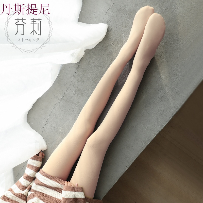 肉色打底袜中厚光腿连脚薄款自然肤连裤袜防勾丝美腿丝袜女春秋款