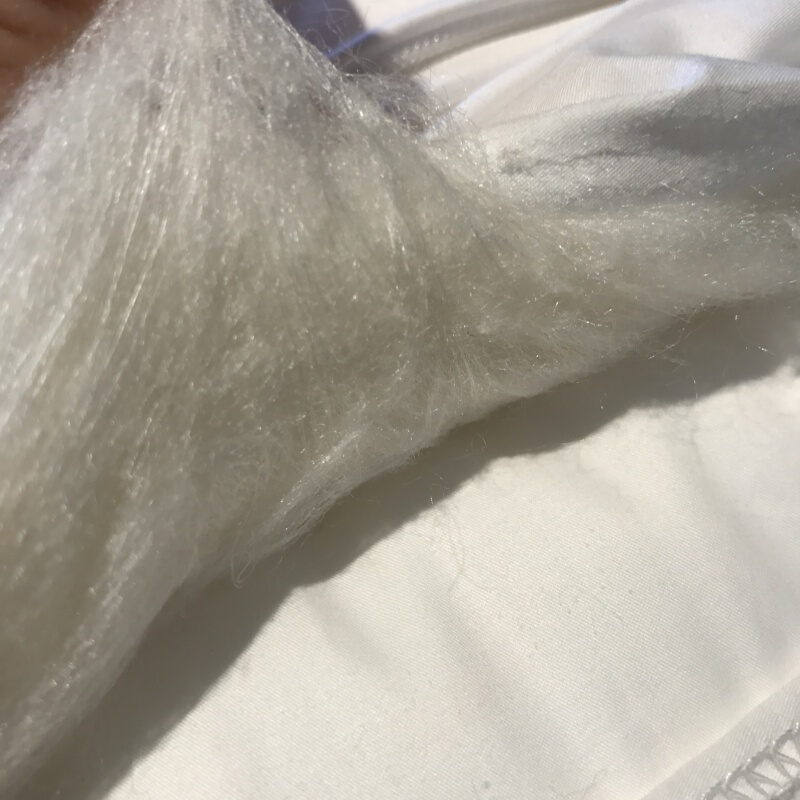 酒店80S全棉贡缎 枕芯养颜全棉可水洗单人枕头 蚕丝