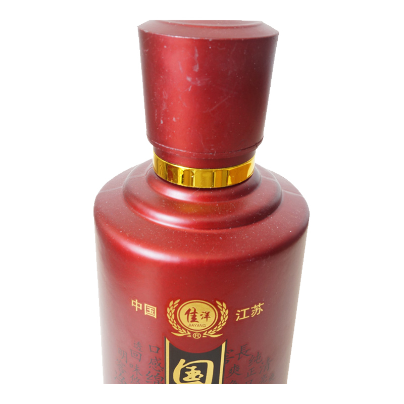 洋河镇佳洋股份出品 国瓷淡雅窖龄三年 52度 浓香型白酒 480ml 6瓶装