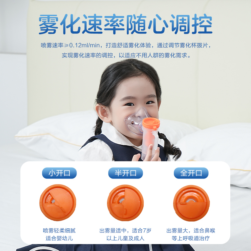 乐普lepucare医用压缩式雾化器便携式家用低噪微米级颗粒