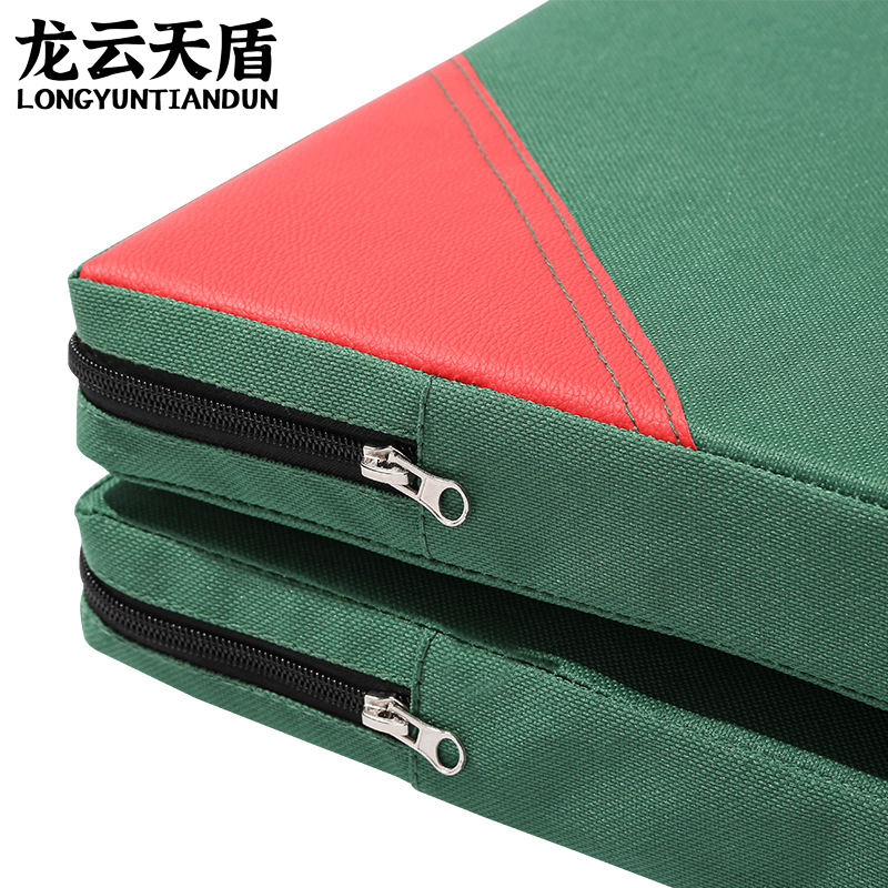 龙云天盾仰卧起坐训练垫仰卧卷腹训练垫折叠款牛津布体操垫两折200*100*5cm