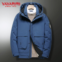 鸭鸭(yaya) 冬季男士羽绒服短款连帽休闲帅气潮流保暖冬装外套