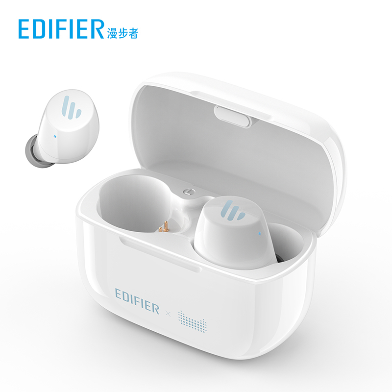 EDIFIER/漫步者 TWS A1天猫精灵定制无线蓝牙耳机运动双耳入耳式白色