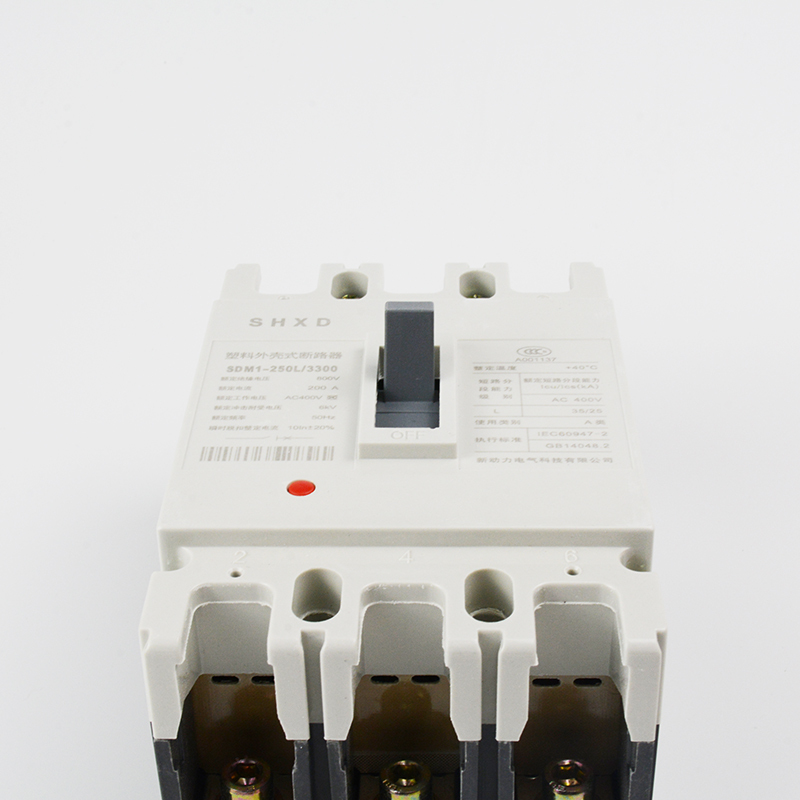 SHXD塑壳断路器(CM1) SDM1-125L-3300 50A塑料外壳式断路器 空气开关 漏电断路器开关