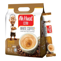 [买2袋送杯+勺]马来西亚进口咖啡ahhuat 亚发白咖啡三合一特浓540克15条 原味速溶咖啡提神冲饮饮料