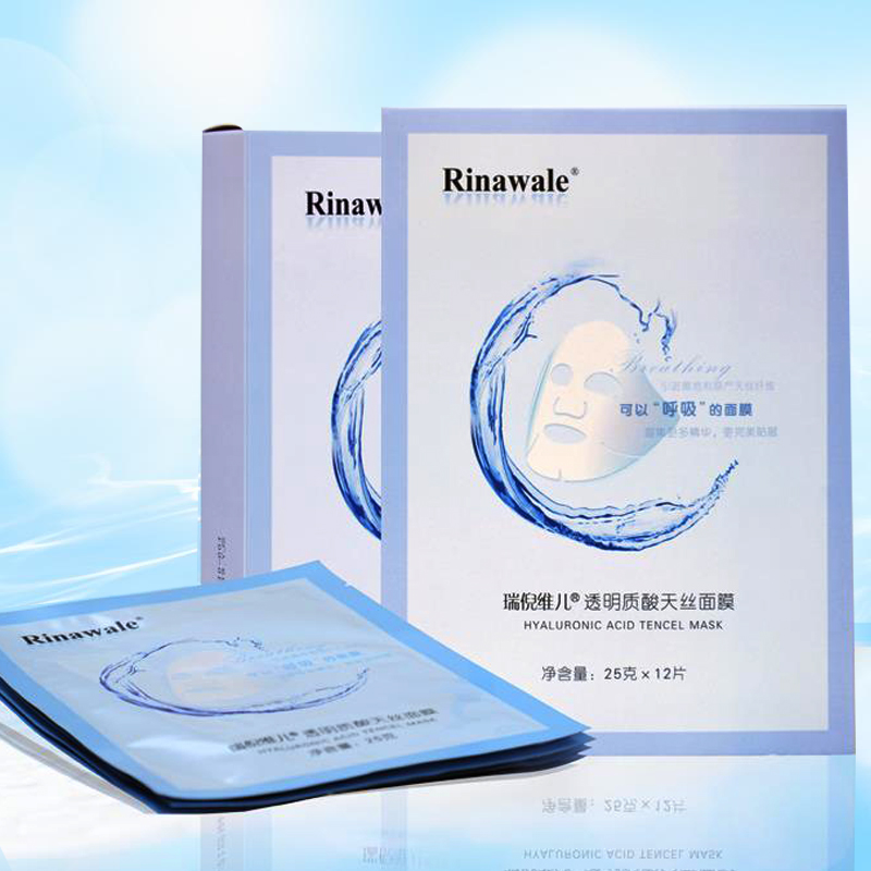 瑞倪维儿透明质酸天丝面膜25克*12片/盒高清大图