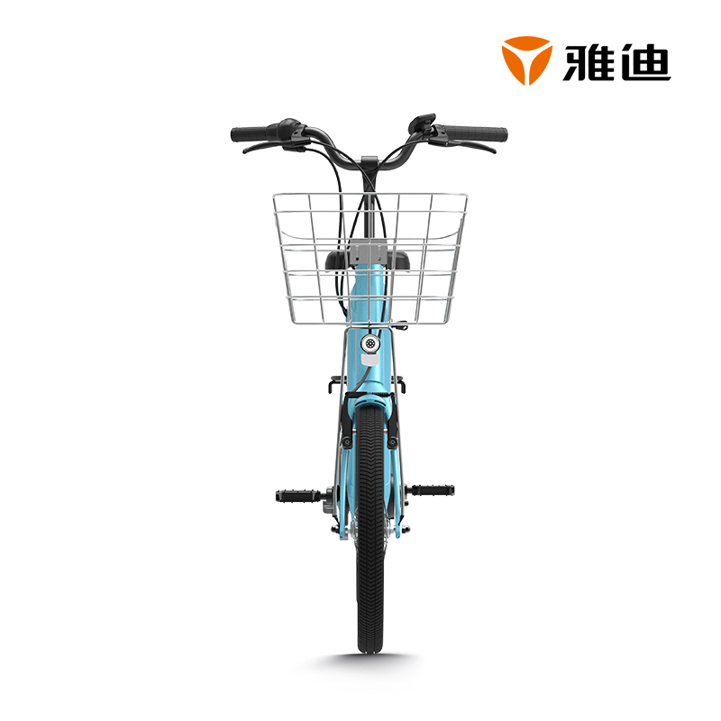 雅迪(yadea)SC500高端亲子车36V进口锂电版雅迪电瓶自行代步车 湖光蓝