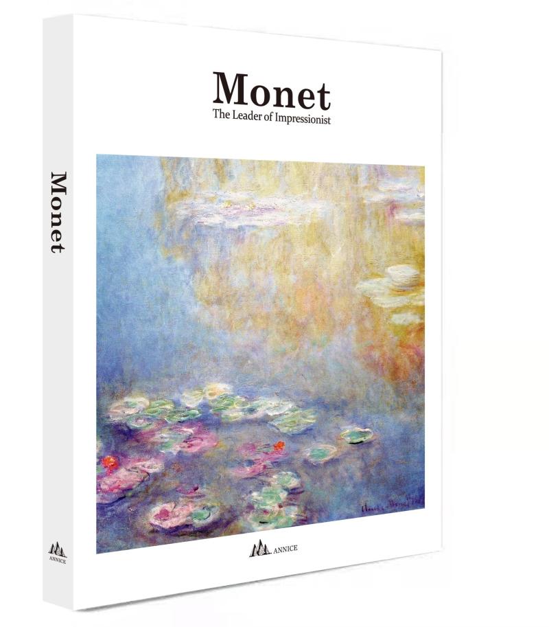 [正版]英文原版莫奈素描手绘手稿作品集Monet莫奈画册印象派大师Monet莫奈作品集monet莫奈手绘插画素描手稿六款高清大图