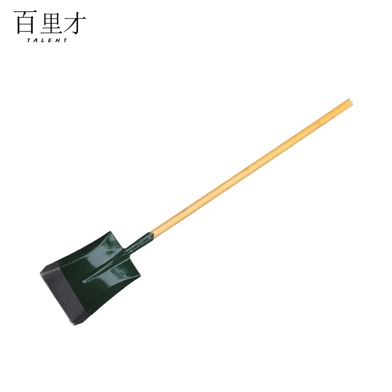 百里才 铁锨 农用铁铲铁楸1.2米木把图片