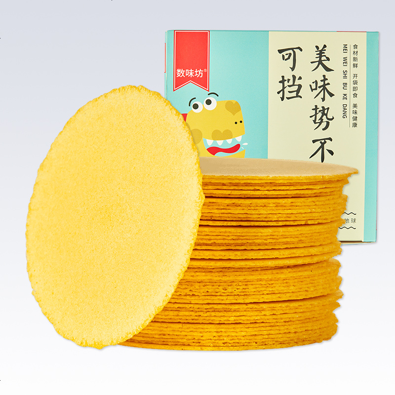 适合孕妇吃的玉米饼无糖精薄脆原味粗粮饼干代餐杂粮干粿薄片食