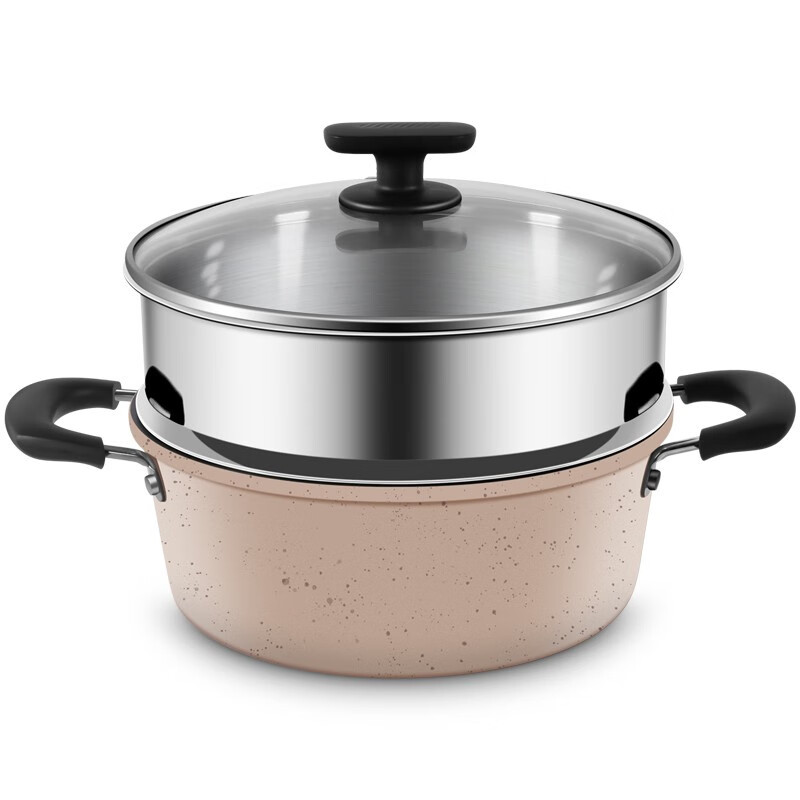 炊大皇B50229缤纷系列 汤蒸锅24cm