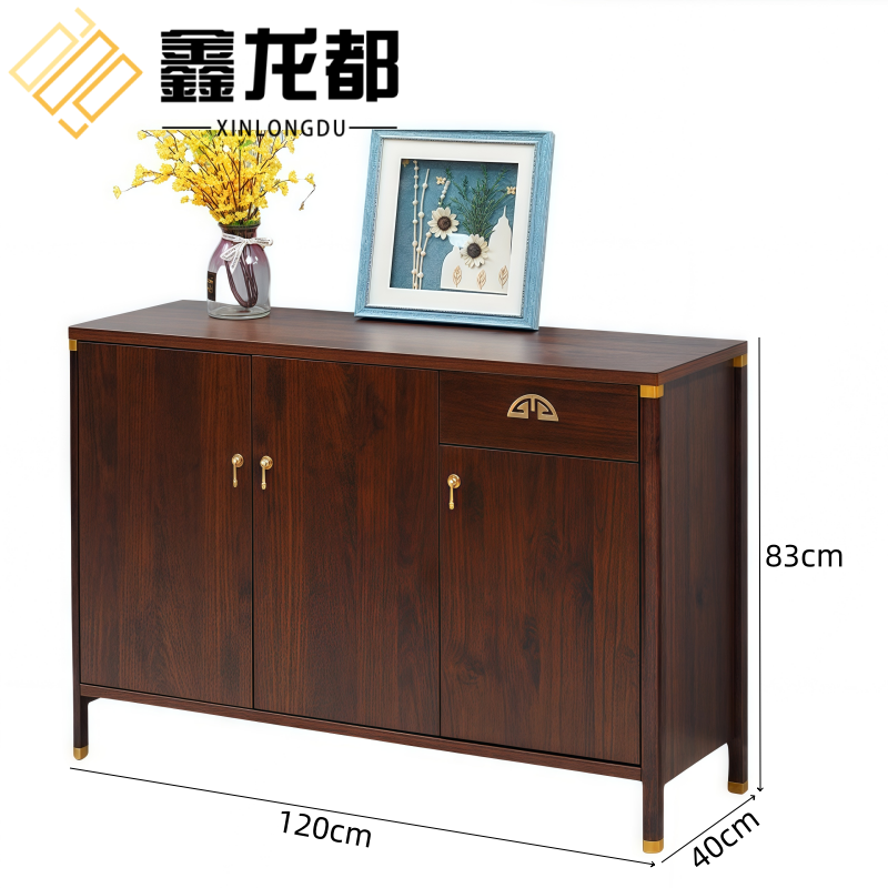 鑫龙都餐边柜茶水柜高清大图