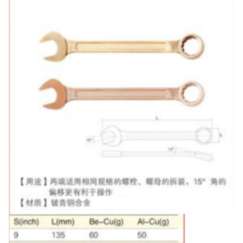四凯两用扳手SK-OS-024高清大图