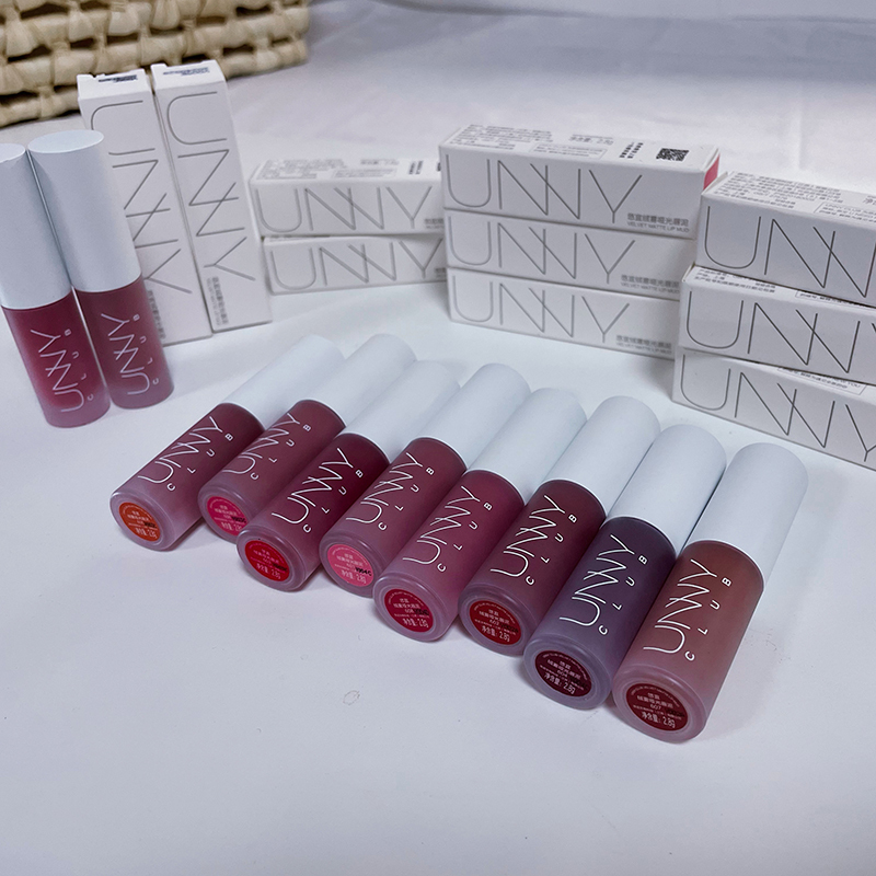 unnyclub悠宜绒雾哑光唇泥口红平价学生小众品牌女不易掉色不易沾杯水