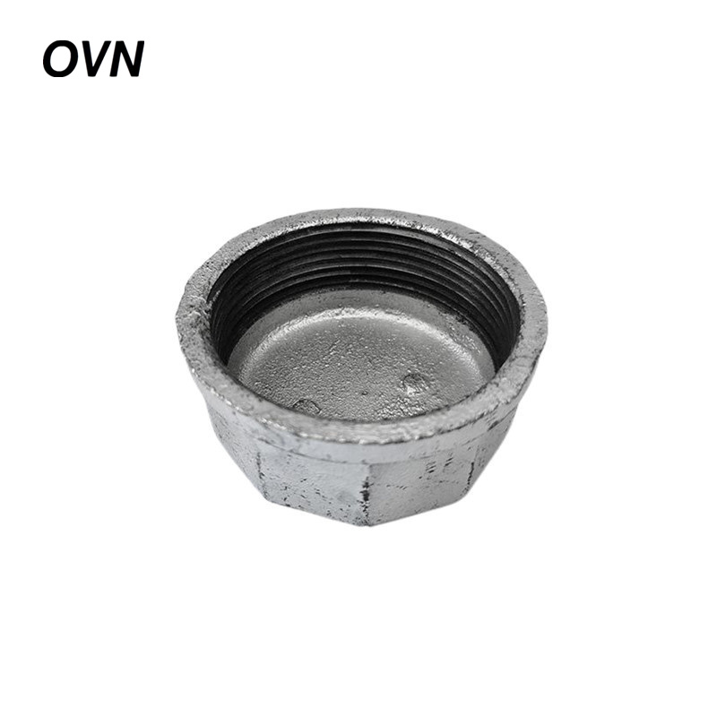 OVN 镀锌管帽内丝管堵 4分 DN15 个高清大图