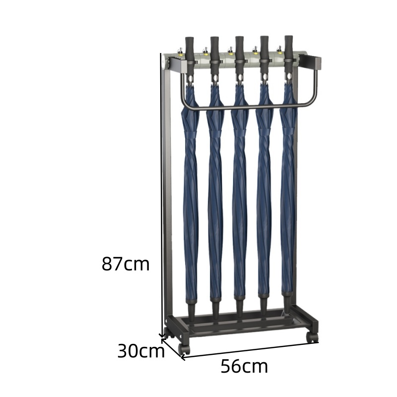 伊洛源 雨伞架 5头带伞56*30*87cm个 多规格