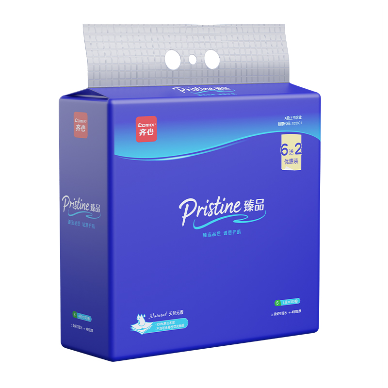 齐心 LPRC0006 臻品系列 纸面巾(软抽纸) 100抽4层 80包/箱 白 单位:箱高清大图