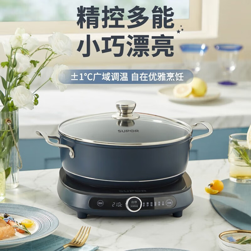 苏泊尔(SUPOR)智能变频电磁炉C20DC快煮王节能静音设计高效加热