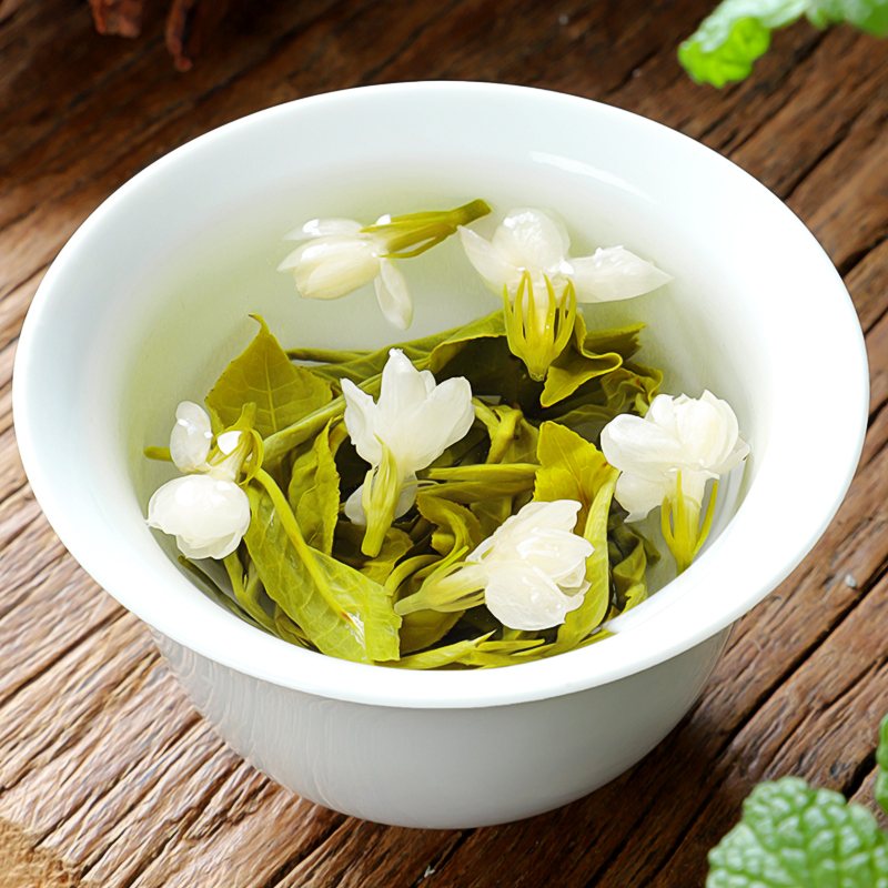 广西横县茉莉花茶2025新茶茉莉玉螺浓香型小龙珠绿茶叶散装500g
