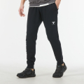 UA安德玛男裤新款强森牛头训练健身束脚裤休闲运动长裤1377430-001 ZP XL 1377430-001/黑色