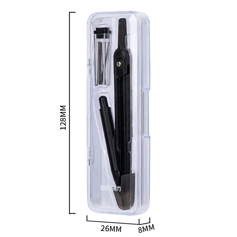 得力(deli) 72152圆规(黑色)(套)