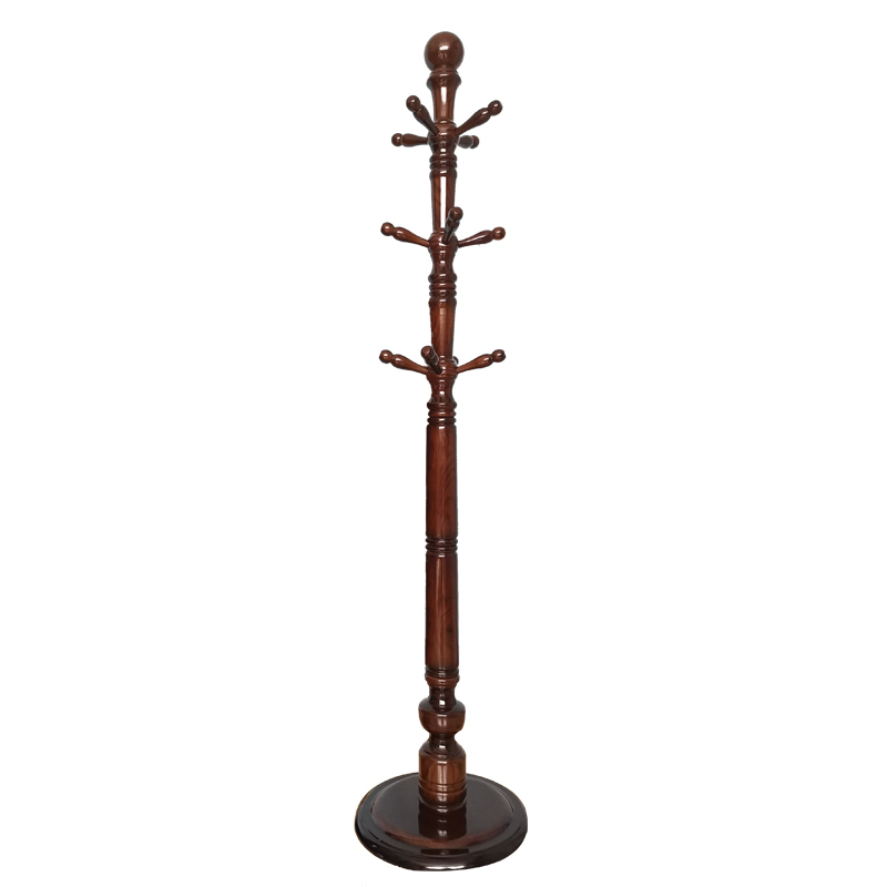 实木挂衣架ciaa落地卧室现代欧式衣帽架简约家用客厅包架木质大衣服架