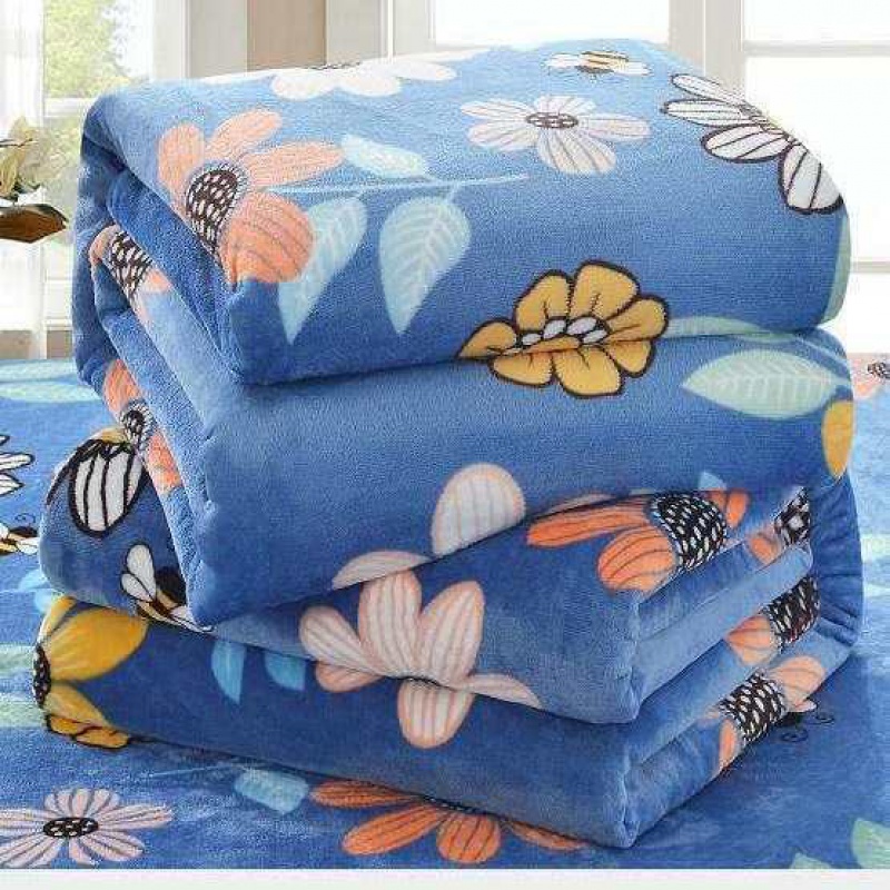盖毯法兰绒毛毯盖毯四季毯冬季保暖宿舍单双人毯子高清大图