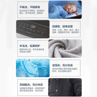 美的波轮全自动洗衣机 9公斤 直驱变频 双动力快净洗 银离子除菌 健康除螨洗 免清洗 MBS90T2WADY