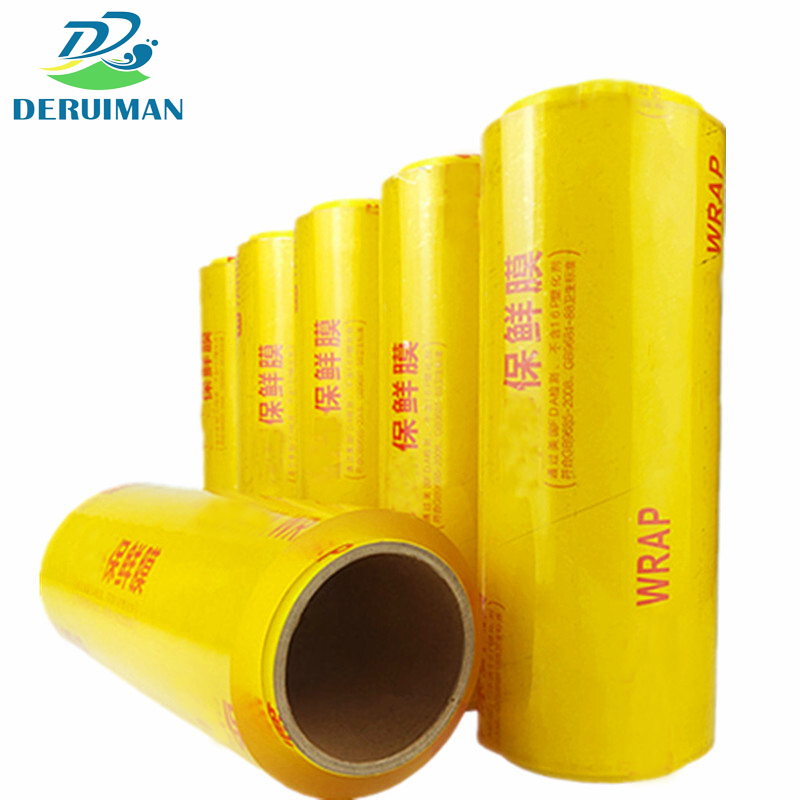 DERUIMAN家用保鲜膜大卷水果缠绕保鲜膜60cm*300m高清大图