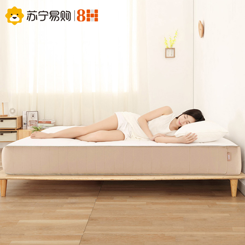 8H床垫 小米生态链企业天然乳胶床垫T3七区独袋弹簧 3cm乳胶6cm凝胶 双面睡感床垫