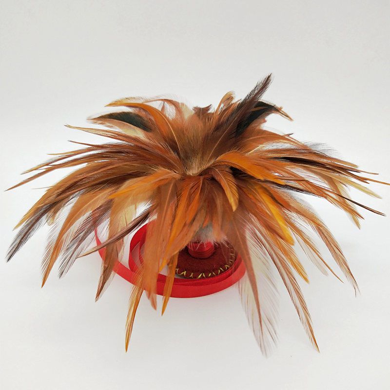 儿时记忆纯手工毽子鸡毛毽键子学生儿童比赛用羽毛健身玩具单层本色