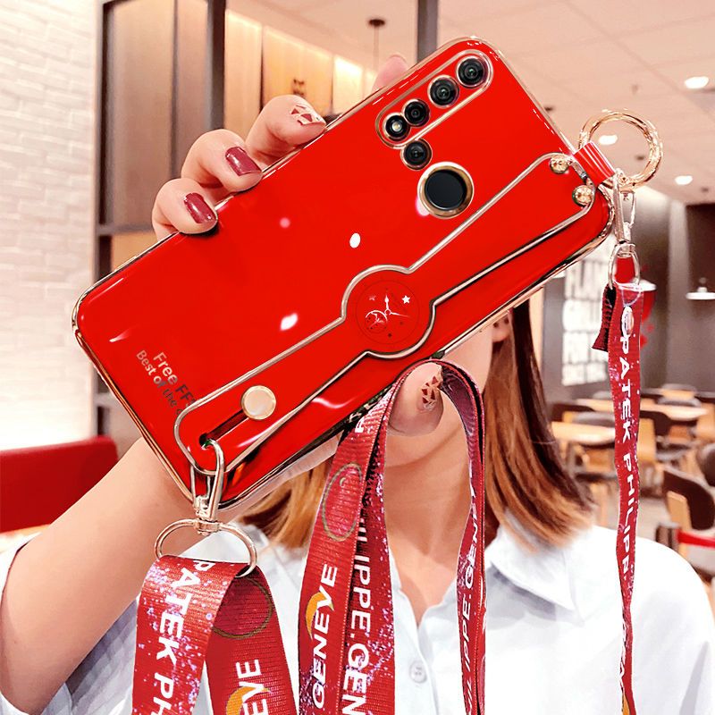 华为nova5i手机壳novi5i腕带nov硅胶保护套NOVO全包防摔软note5女 nova5i Pro 【祖母绿】电