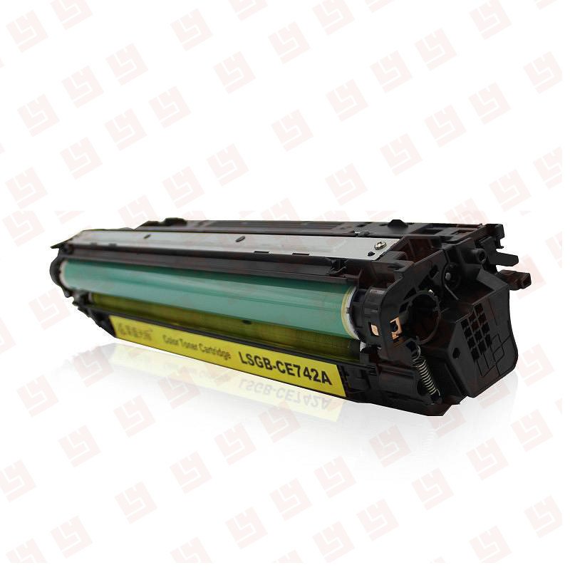 莱盛光标 LSGB-CE742A 粉盒适用HP CP5225 黄色