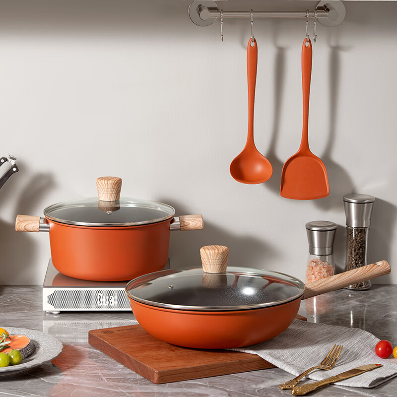 德世朗 鸿运 0氟 陶瓷 不粘四件套DFS-TZ939-4A