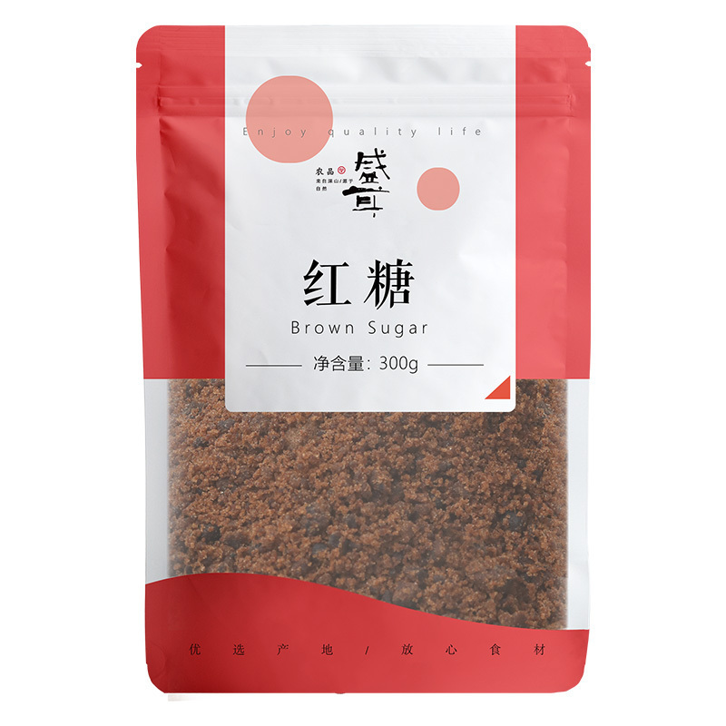 [买3送1]盛耳红糖300g/袋 手工老红糖大姨妈土红糖粉块调味