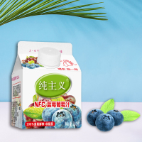 臻富果汁纯主义NFC纯果汁蓝莓葡萄混合原味饮品饮料330g*12瓶