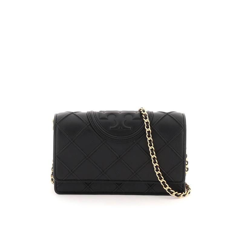 tory burch 汤丽柏琦 fleming 斜挎包单肩包小方包女包 黑色 138853