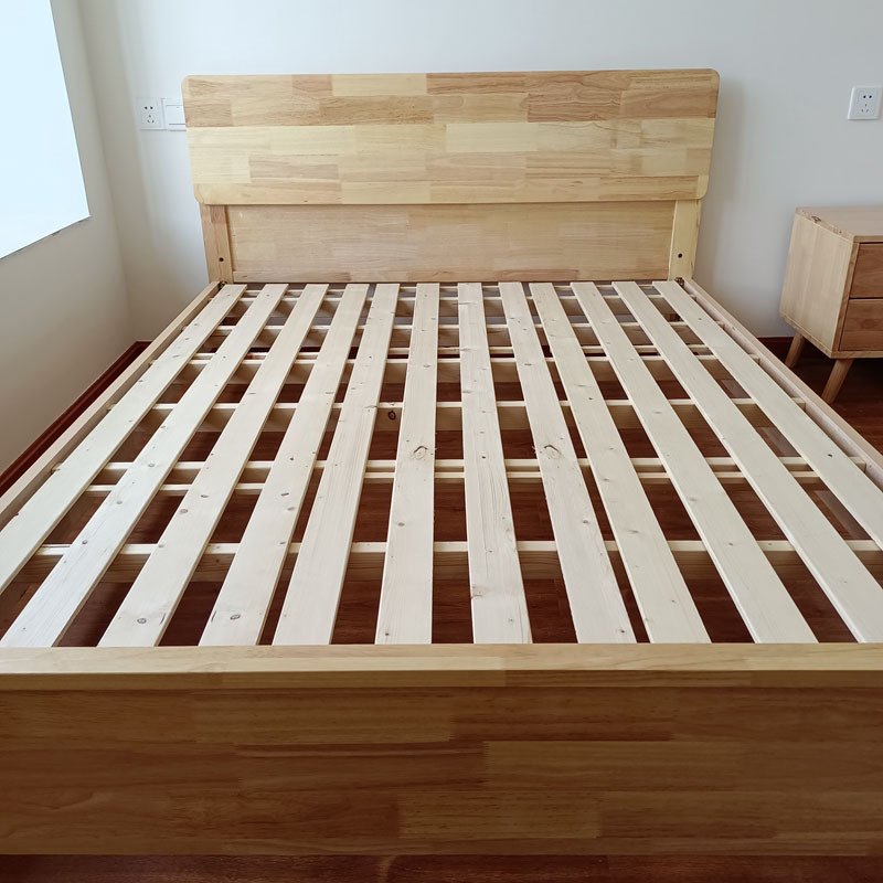 域赢实木框架加厚公寓宿舍床12002000