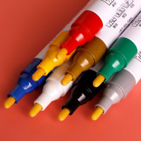 优必利 油漆笔/补漆笔/记号笔/签名笔/轮胎笔 签到笔相册涂鸦笔 12支 绿色