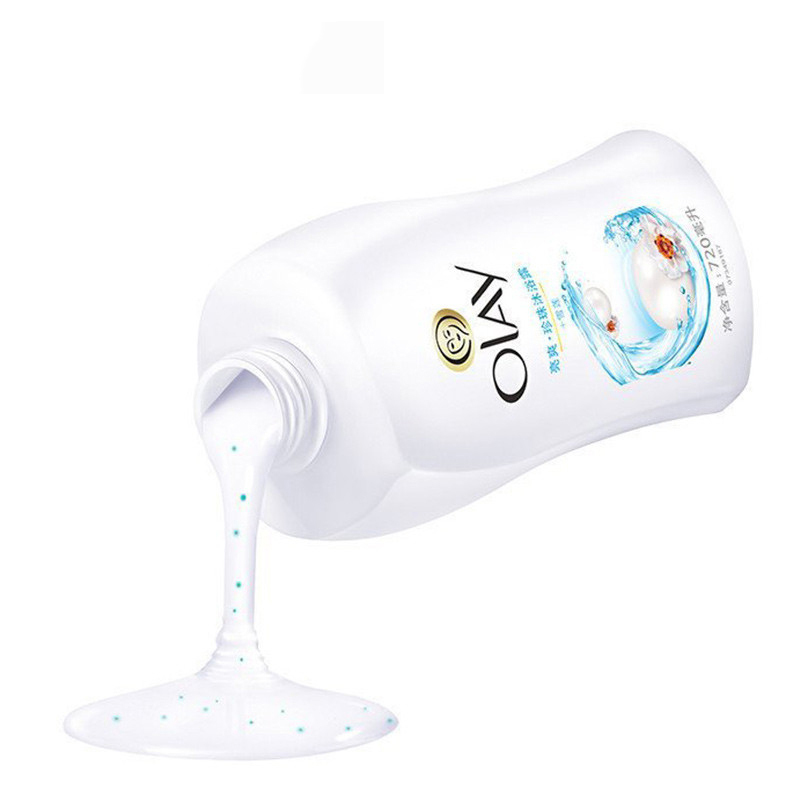 玉兰油(OLAY)美肌清爽沐浴露亮爽珍珠720ML泡澡 控油 保湿高清大图