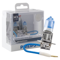 飞利浦(PHILIPS)璀璨之光HB3(9005)升级型汽车灯泡大灯灯泡近光灯远光灯卤素灯2支装 增亮60%时尚白光