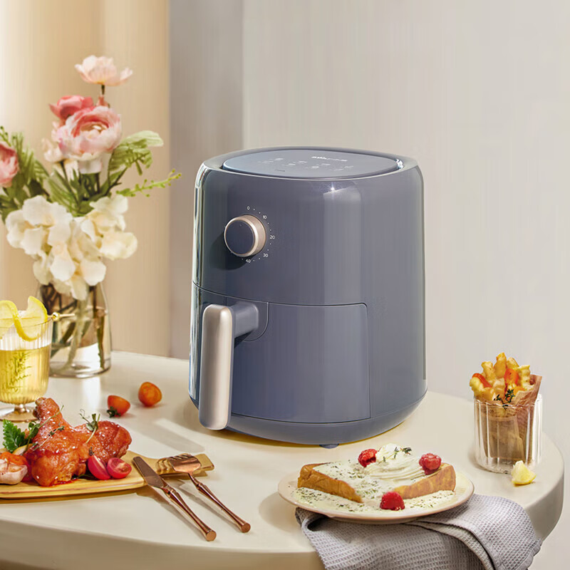 小熊 空气炸锅3L 家用多功能锅 微电脑触控电炸锅可拆卸 QZG-N10W2高清大图